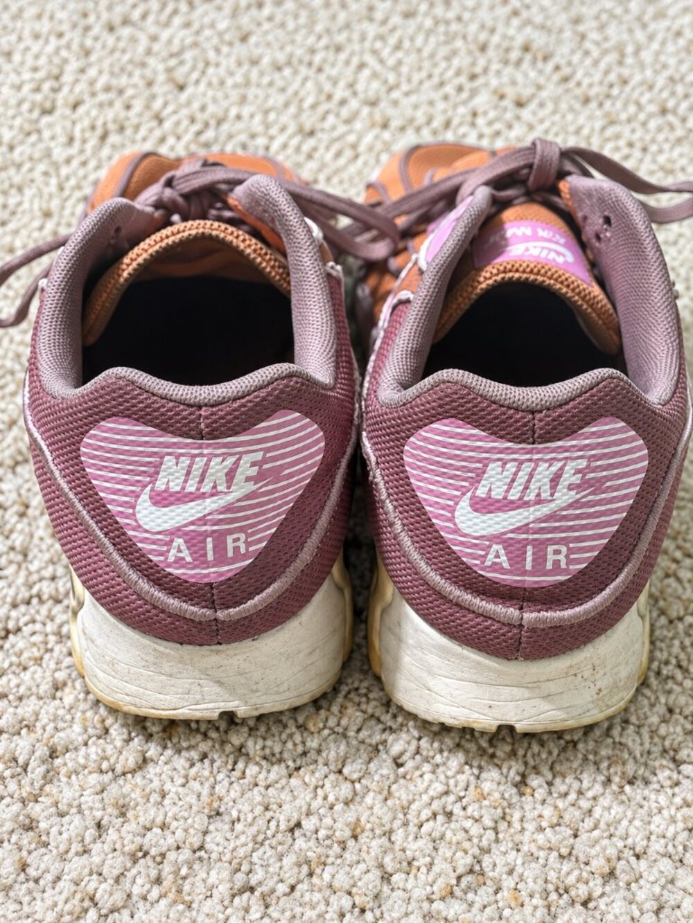 Nike Air Max 90 Ultra Essential Sunset Atomic Pink Sneaker Womens 8.5 - Picture 2 of 7